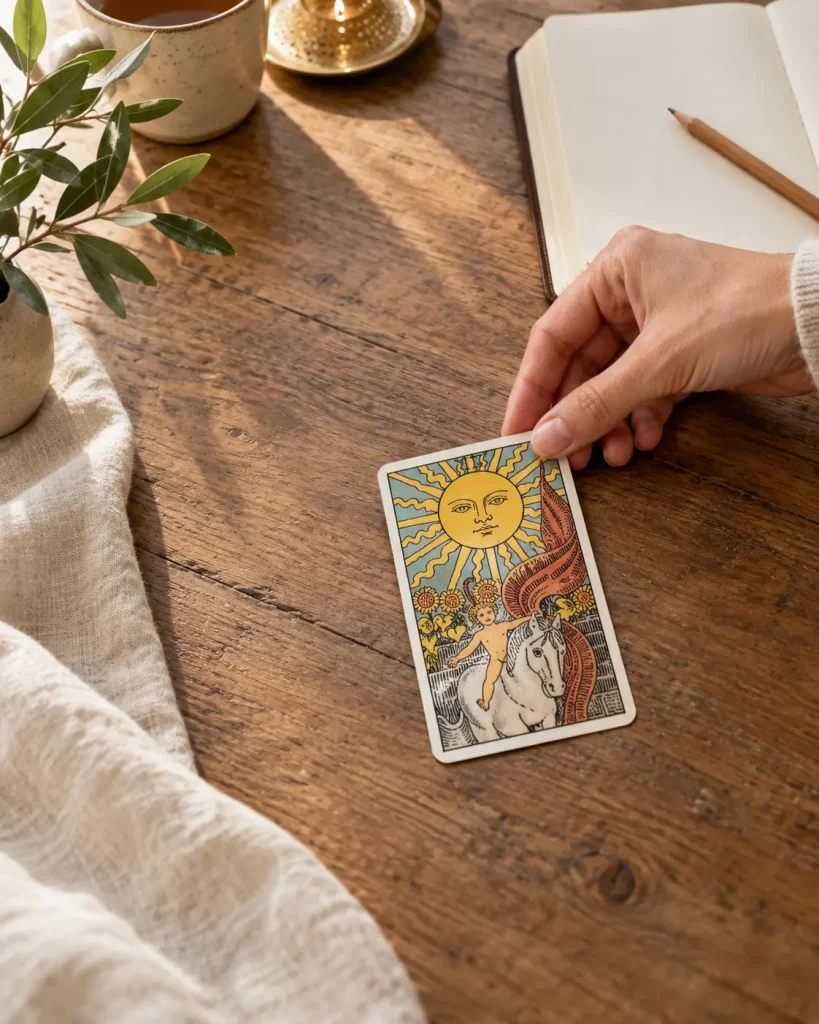 Tirage de bilan pour analyser sa semaine d'apprentissage du Tarot