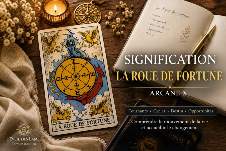 Signification La Roue de Fortune – Arcane X du Tarot