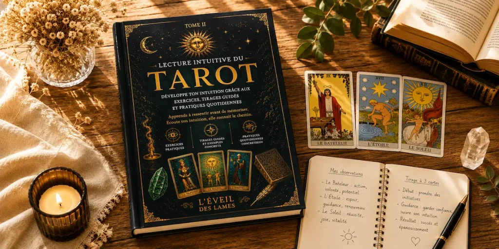 Tome II de L’Éveil des Lames pour apprendre le Tarot