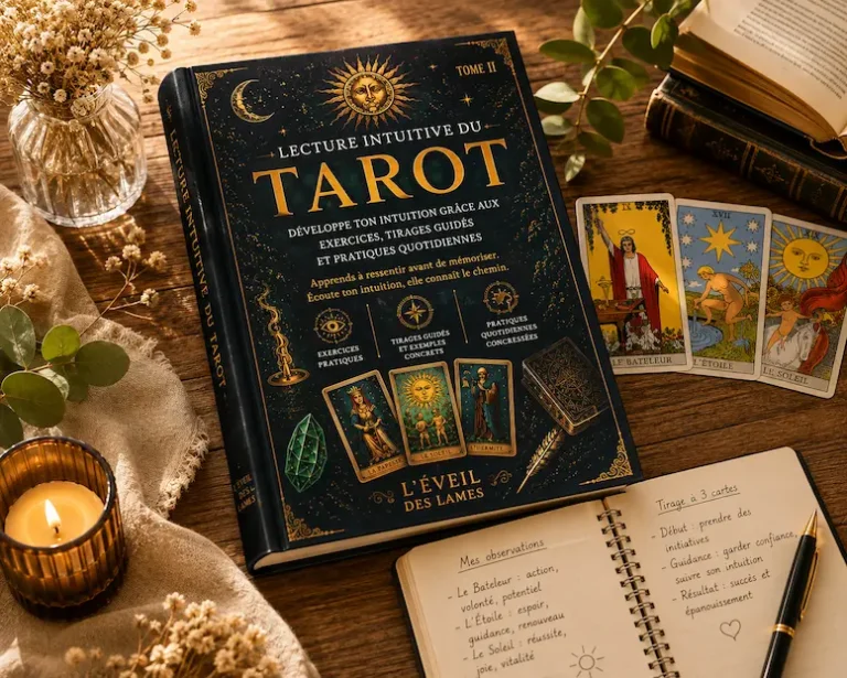 Tome II de L’Éveil des Lames pour apprendre le Tarot